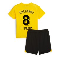 Fotbalové Dres Borussia Dortmund Felix Nmecha #8 Dětské Domácí 2023-24 Krátký Rukáv (+ trenýrky)